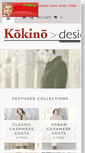 Mobile Screenshot of kokinocashmere.com